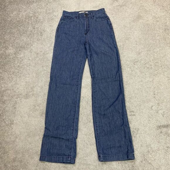 Joe's Womens High-Rise Stretch Straight Leg Jeans Blue Denim Medium Wash Size 25 - Picture 1 of 7